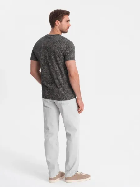 Trendy tričko pre mužov grafitové