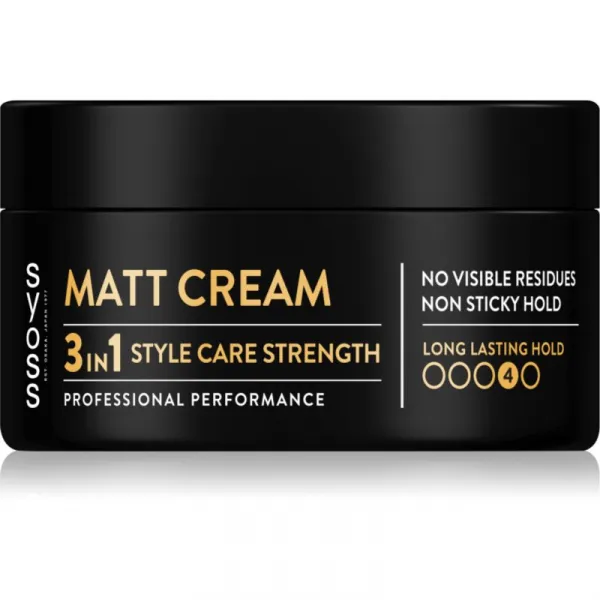 Syoss Matt Fiber zmatňujúca stylingová pasta pre fixáciu a tvar 100 ml
