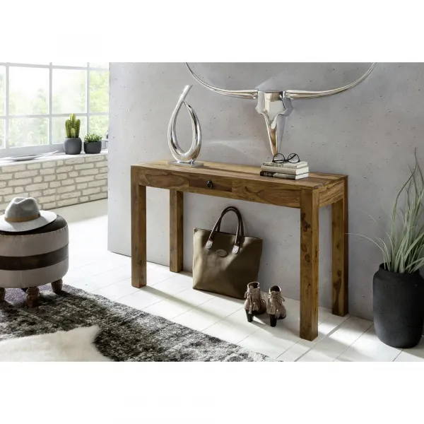 Stolík z masívneho dreva Mumbai š: 120cm