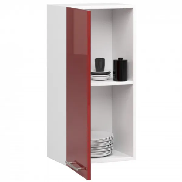 Ak furniture Závěsná kuchyňská skříňka Olivie W 40 cm  bílo-červená