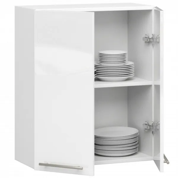 Ak furniture Závěsná kuchyňská skříňka Olivie W 60 cm bílá