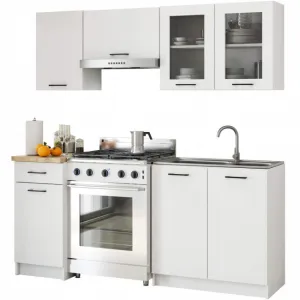 Ak furniture Závěsná kuchyňská skříňka OLIVIE W 80x58 cm matná bílá