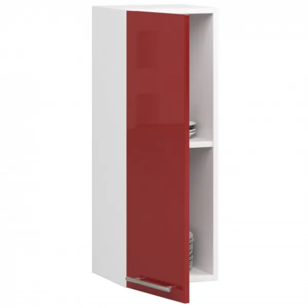 Ak furniture Závěsná kuchyňská skříňka Olivie W 30 cm bílo-červená