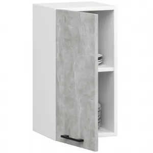 Ak furniture Kuchynská závesná skrinka Olivie W 40 cm biela/betón