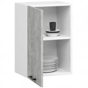 Ak furniture Kuchyňská závěsná skříňka Olivie W 50 cm bílá/beton