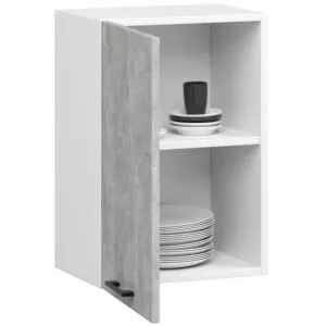Ak furniture Kuchyňská závěsná skříňka Olivie W 50 cm bílá/beton