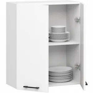 Ak furniture Závěsná kuchyňská skříňka OLIVIE 60x72 cm matná bílá