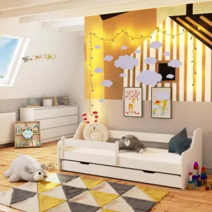 Ak furniture Detská posteľ ACTIV 180x80 cm biela