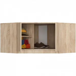 Ak furniture Nástavec na rohovou šatní skříň CLP 100 cm dub sonoma