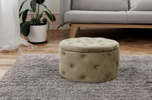 Úložná taburetka ALIA béžová