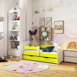 Ak furniture Detská posteľ SMILE 140x70 cm limetková