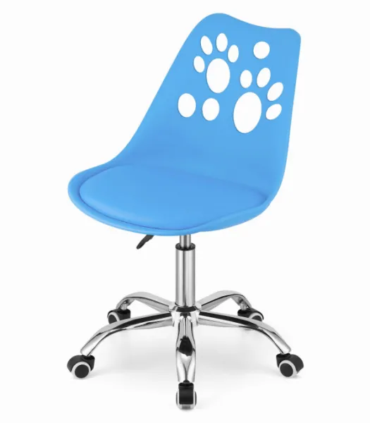Otočná stolička PRINT - modrá