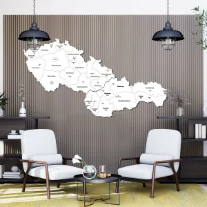 Nástenné mapy krajov - Česko a Slovensko