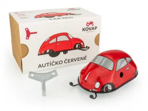 Autíčko na kľúčik - červené