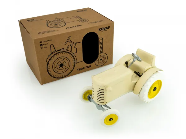 Traktor béžový bez pohonu