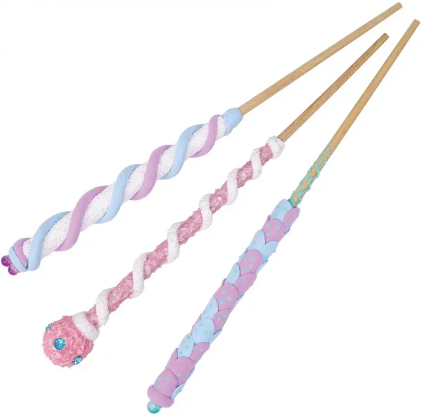 Kreatívna súprava Tiger Tribe Magic Wand Kit - 3 kúzelné paličky
