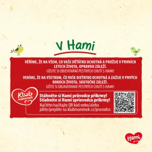 HAMI Sušienky detské jablko a broskyňa 150g, od uk. 8. mesiaca