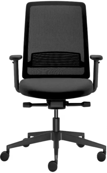 LD SEATING Kancelárska stolička Lyra AIR 215-BL-SYB, čierna, skladová