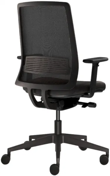 LD SEATING Kancelárska stolička Lyra AIR 215-BL-SYB, čierna, skladová