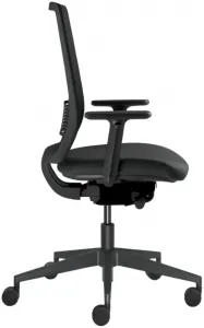 LD SEATING Kancelárska stolička Lyra AIR 215-BL-SYB, čierna, skladová