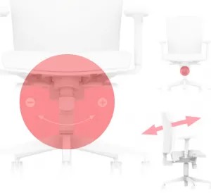 LD SEATING Kancelárska stolička LEAF 503-SY čiernosivá s opierkou hlavy, skladová