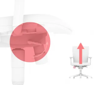 LD SEATING Kancelárska stolička LEAF 503-SY čiernosivá s opierkou hlavy, skladová