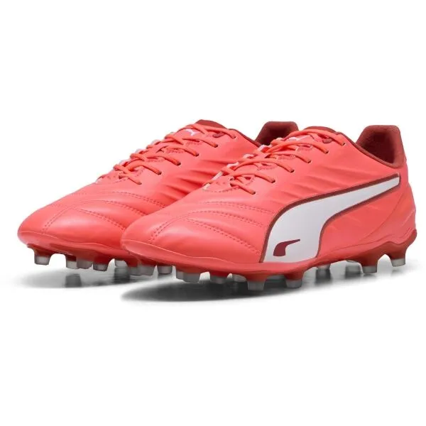 Puma KING PRO FG/AG Pánske kopačky, oranžová, veľkosť 43