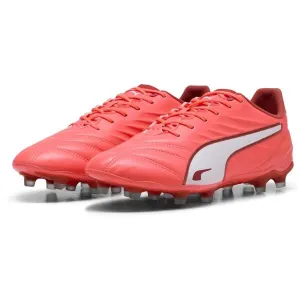 Puma KING PRO FG/AG Pánske kopačky, oranžová, veľkosť 43