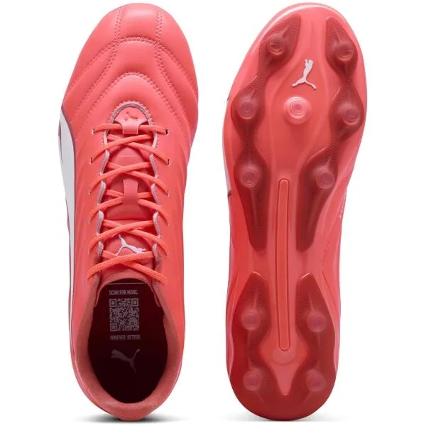 Puma KING PRO FG/AG Pánske kopačky, oranžová, veľkosť 43
