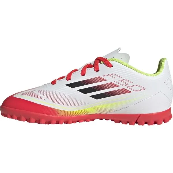 adidas F50 CLUB TF JR Detské turfy, biela, veľkosť