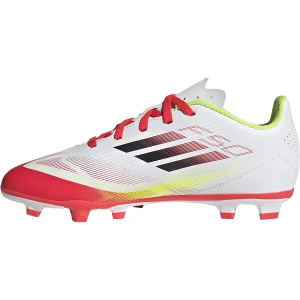 adidas F50 CLUB FG/MG J Detské kopačky, biela, veľkosť