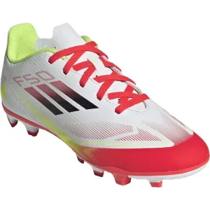 adidas F50 CLUB FG/MG J Detské kopačky, biela, veľkosť