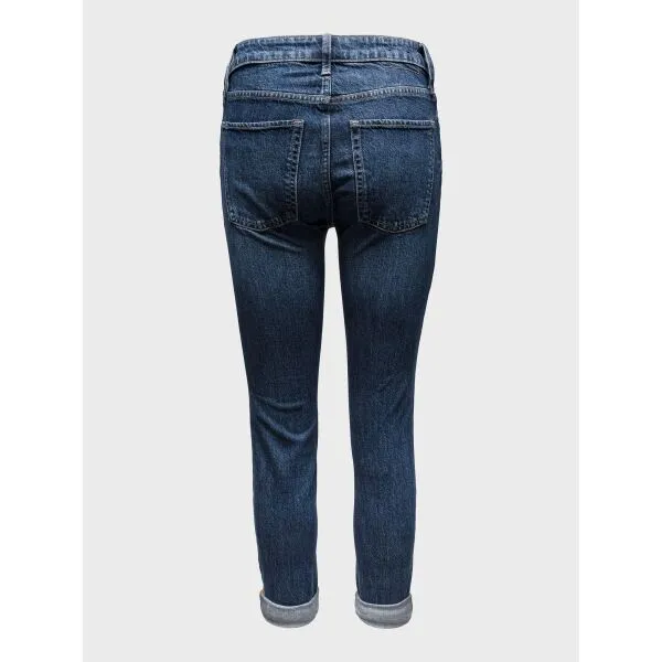 GAP V-SLIM BOYFRIEND Dámske džínsy, tmavo modrá, veľkosť