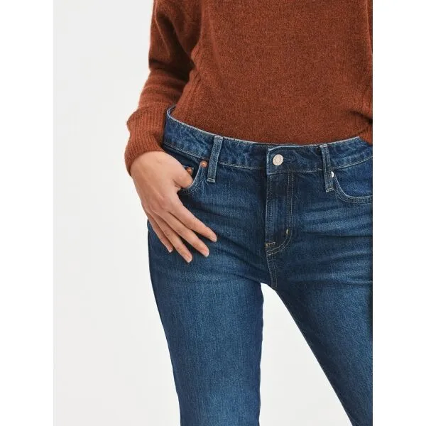 GAP V-SLIM BOYFRIEND Dámske džínsy, tmavo modrá, veľkosť