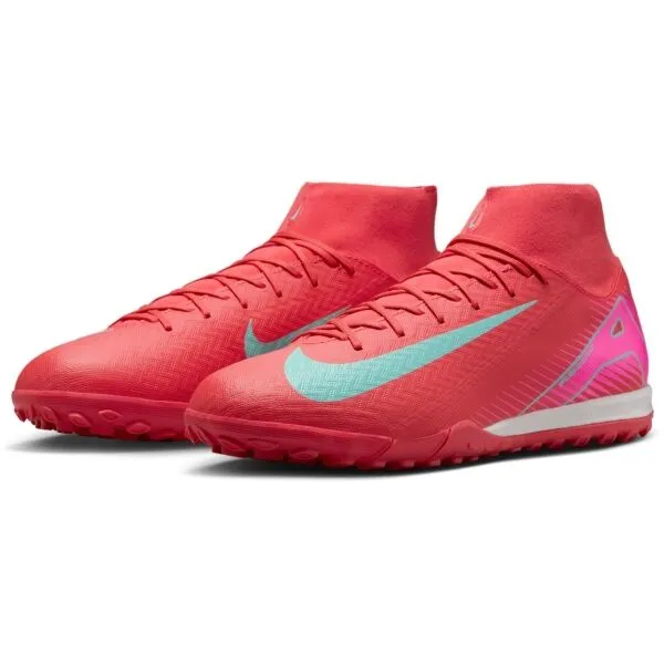 Nike AIR ZOOM MERCURIAL SUPERFLY 10 ACADEMY TF Pánske turfy, červená, veľkosť 42