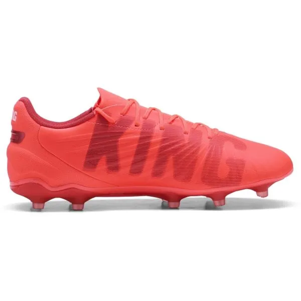 Puma KING MATCH FG/AG Pánske kopačky, oranžová, veľkosť 43