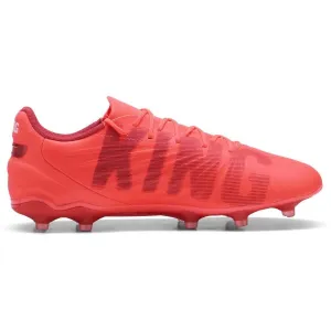 Puma KING MATCH FG/AG Pánske kopačky, oranžová, veľkosť 43