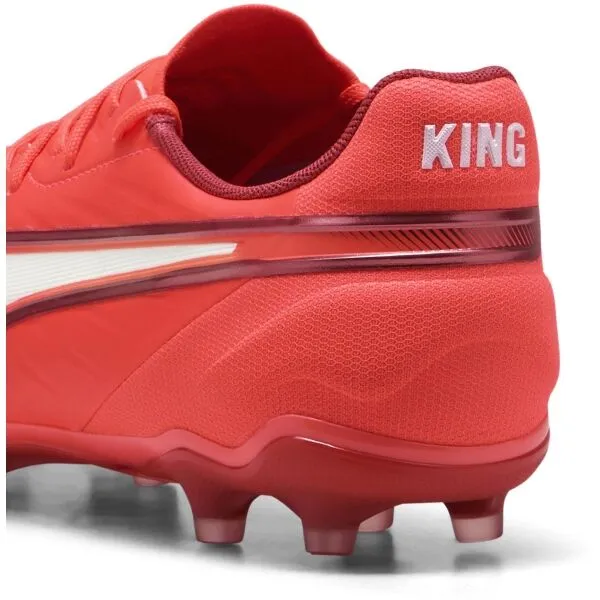 Puma KING MATCH FG/AG Pánske kopačky, oranžová, veľkosť 43