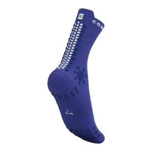 Compressport PRO RACING SOCKS v4.0 TRAIL Bežecké ponožky, modrá, veľkosť
