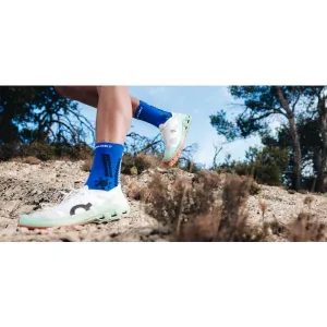 Compressport PRO RACING SOCKS v4.0 TRAIL Bežecké ponožky, modrá, veľkosť
