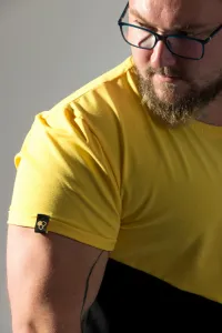 GoldBee Anastasiia Pánske Tričko Yellow and Black Barva: Yellow And Black, Velikost: M