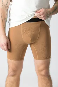 GoldBee Boxerky Dlhé Brown Barva: Brown, Velikost: S