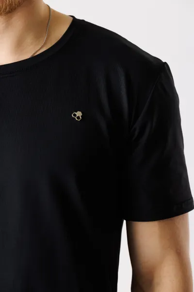 GoldBee Pánske Športové Tričko Black Barva: Black, Velikost: M