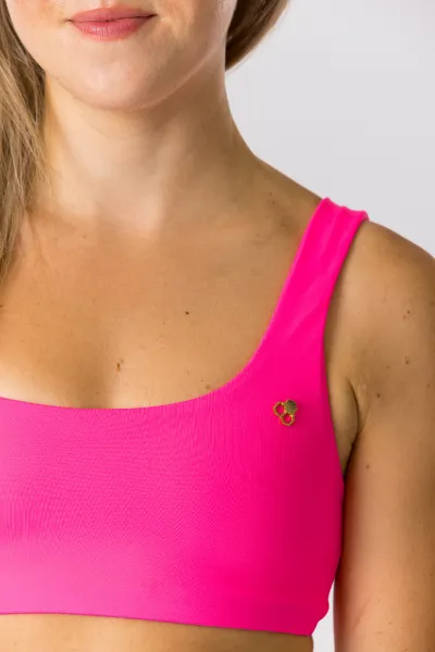 GoldBee Basic Plavky Vrchný Diel Neon Pink Barva: Neon Pink, Velikost: L