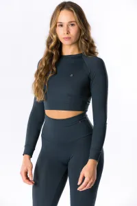 GoldBee Crop-Top BeClassic Onyx Barva: Onyx, Velikost: M