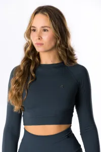 GoldBee Crop-Top BeClassic Onyx Barva: Onyx, Velikost: M