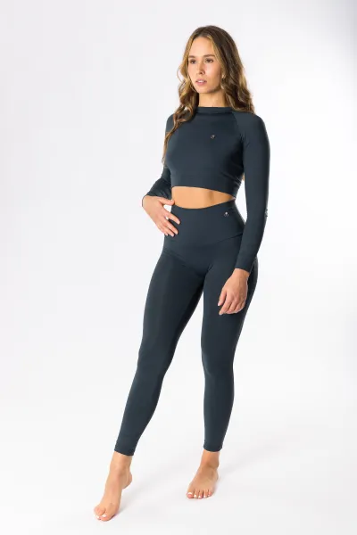 GoldBee Crop-Top BeClassic Onyx Barva: Onyx, Velikost: M