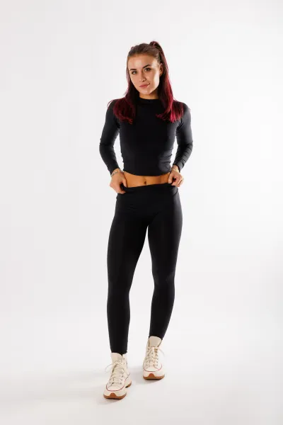 GoldBee Legíny Push-Up Pro Lycra Black Barva: Black, Velikost: 3XL