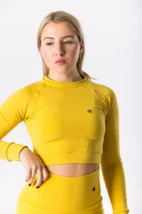 GoldBee Crop-Top BeClassic Second Skin Gold Barva: Gold, Velikost: XS