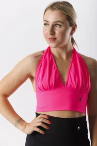 GoldBee Plavky Vrchný Diel Milf Neon Pink Barva: Neon Pink, Velikost: S